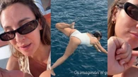 Marta Pombo protagoniza un desastroso salto al mar que acaba en un impactante golpe: ''Me he aguantado las ganas de llorar''