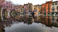 El espejo de la lluvia en Vic