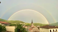 Tiempo perfecto para divisar arco iris