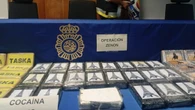 Desarticulada una red de tráfico de cocaína en Zaragoza con nueve detenidos y 95 kg incautados