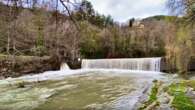 La gran lengua de agua del río Freser