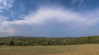 Potente cumulonimbus en el Alt Penedès