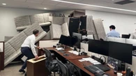 Así han hecho una barricada los oficinistas en el edificio del tiroteo en Manhattan: el pistolero ha matado a 4 personas