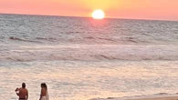 La puesta de sol en la 'perla del Caribe'