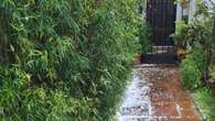 Granizo a la puerta de casa en Sevilla