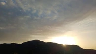 La cresta del sol en Sant Llorenç del Munt