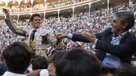 Puerta grande para Borja Jiménez, que corta dos orejas en Las Ventas a un victorino de vuelta al ruedo