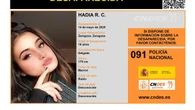 En paradero desconocido Hadia R. C., una joven de 19 años desaparecida en Zaragoza