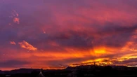 El gran crepúsculo del atardecer