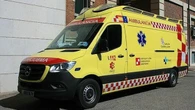 Dos personas vuelcan el coche en un accidente en Salamanca y se quedan atrapadas dentro