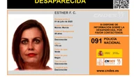 En paradero desconocido Esther F. C., una mujer de 45 años desaparecida en Murcia