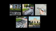 Las antiguas vías del tranvía de la Puerta de Alcalá salen a la luz
