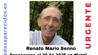 Sin rastro del paradero de Renato Mario Senno, un hombre de 76 años desaparecido en Granada