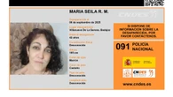 Activada una alerta para encontrar a María Seila R. M., una mujer de 42 años desaparecida en Badajoz