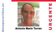 En paradero desconocido Antonio Marín Torres, un hombre de 58 años desaparecido en Cádiz