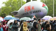 Unas 10.000 personas protestan contra el “genocidio” palestino y la venta de armas a Israel