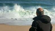 El influjo de las grandes olas en Blanes