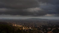 Última luz del día sobre Collserola