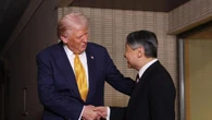El cara a cara de Donald Trump y Naruhito en Japón, entre otras imágenes del día