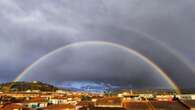 El arco iris perfecto de Olot