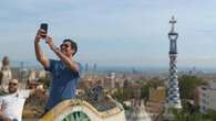 Selfies monumentales en el Park Güell