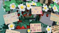 La calle de los mensajes en Temps de Flors