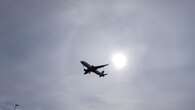 El avión atrapado en el halo solar