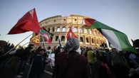 Italia se paraliza por Gaza con una huelga general y protestas contra Meloni