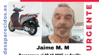 Se busca a Jaime M. M., un hombre de 47 años desaparecido en Sevilla