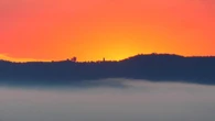 El amanecer como dibujado de Vilobí