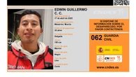 Activada una alerta para encontrar a Edwin Guillermo C. C., un hombre de 32 años desaparecido en Murcia