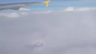 'Gloria del aviador' sobrevolando Manresa