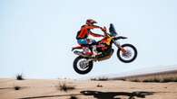 La joven joya del Dakar, Edgar Canet, se rompe un codo en el raid de Abu Dabi