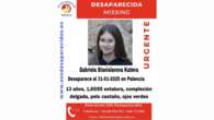 Activada una alerta para encontrar a Gabriela, un menor de 13 años desaparecida en Palencia