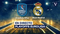 Euroliga | Anadolu Efes - Real Madrid, partido de playoff en directo