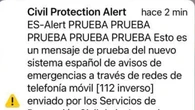 Protecció Civil programa cuatro ensayos del sistema Es-Alert en Catalunya