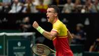 Bautista Agut remonta y España da primero ante Francia