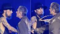 El momento en el que el cantante de los míticos Jane's Addiction enloquece y golpea a su guitarrista