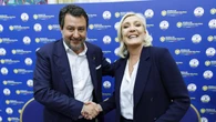 Salvini y Le Pen en Roma utilizan al pontífice para atacar a la UE