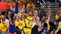Los Pacers se colocan a un paso de la final con una gran actuación de Haliburton (130-121)
