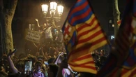 Galería gráfica | Los culés celebran el título en Canaletes