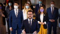 Aragonès sitúa el referéndum pactado en el centro del tablero