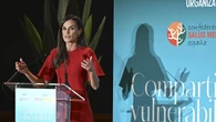 Letizia, de rojo para alertar del impacto emocional que provocan las catástrofes