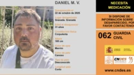 En paradero desconocido Daniel M. V., un hombre de 31 años desaparecido en Granada