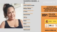 Activada una alerta para encontrar a Sandra Mabel J. A., una mujer de 27 años desaparecida en Málaga