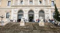 La Biblioteca Nacional inundada tras las lluvias en Madrid: “Parecía que estaba lloviendo dentro”