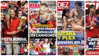 La Selección Española protagoniza las portadas