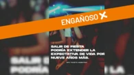 Ningún estudio concluye que salir de fiesta alarga la vida 9 años
