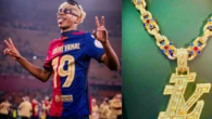 La última adquisición de Lamine Yamal: una cadena de oro y diamantes con sus iniciales y un precio de 400.000 dólares