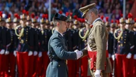 El rey Felipe VI preside la entrega de despachos militares en Zaragoza